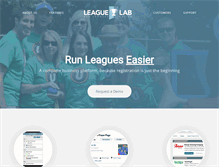 Tablet Screenshot of leaguelab.com